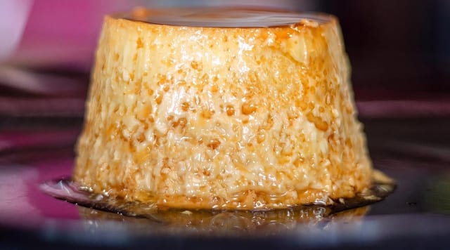 Mango Flan.