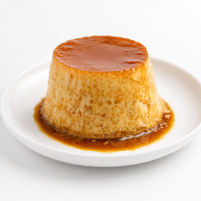 Mango Flan.