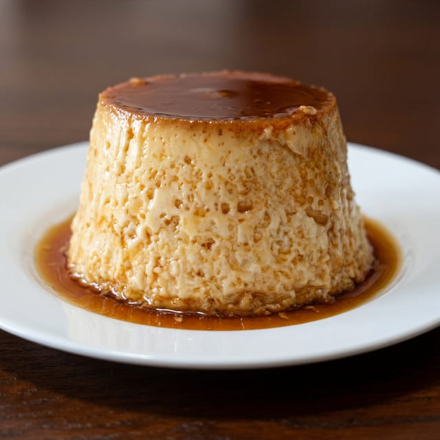Choco Hazelnut Flan.