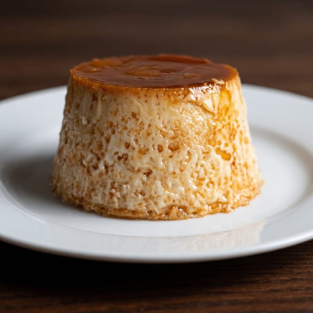 Coconut Cheese Flan.